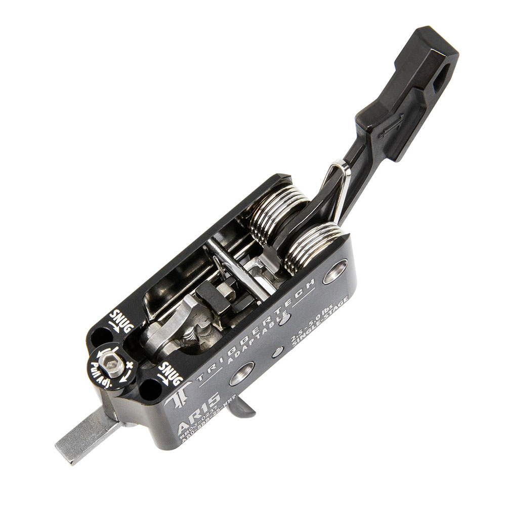 AR15 SS - Schwarz Pro anpassbar geschwungen